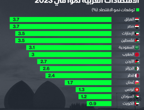إنفوجراف: مصر والعراق أعلى الاقتصادات العربية نمواً في 2023